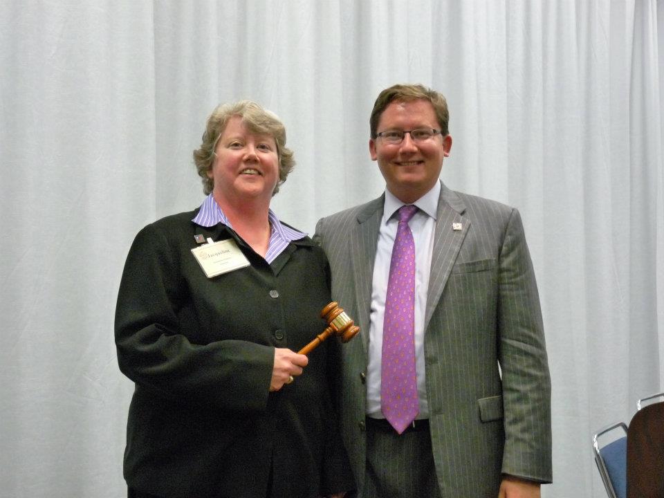 2012-2013 Chair Jacqueline M. Houlette and 2011-2012 Chair Matthew P. McChesney