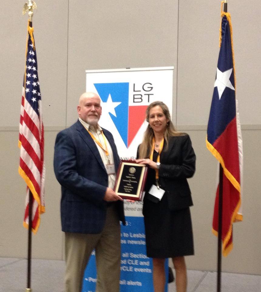 2014-2015 Chair John V. Treviño Jr and 2013-2014 Chair Shelly L. Skeen