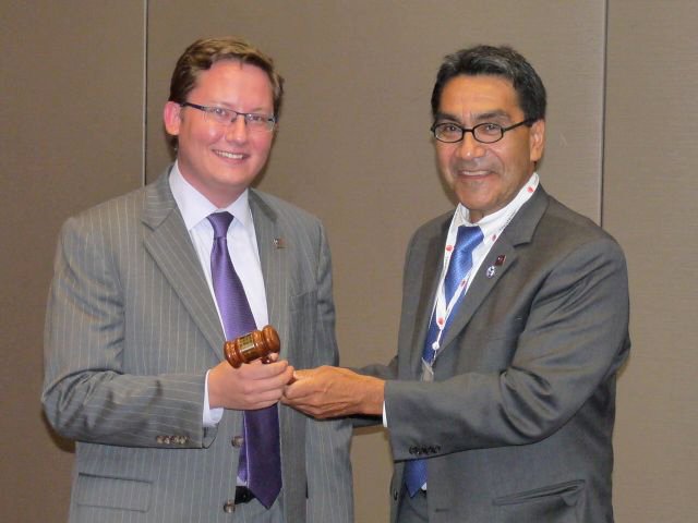 2011-2012 Chair Matthew P. McChesney and 2010-2011 Chair Eduardo Juarez
